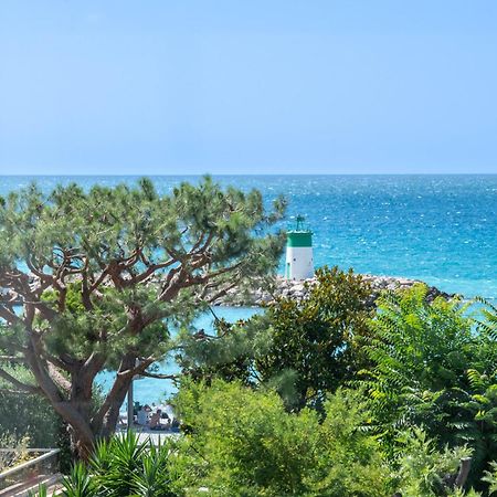 Residence Mediterranee - Beachfront - Sun And Seaview - Pool - Private Parking Cagnes-sur-Mer Kültér fotó